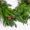 6ft. Artificial Mixed Pine and Norfolk Garland with Pinecones